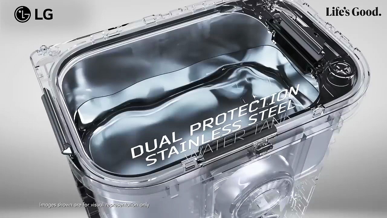 LG Water Purifier – Advanced Filtration with UV Protection, Stainless Steel Tank, and Smart Display.