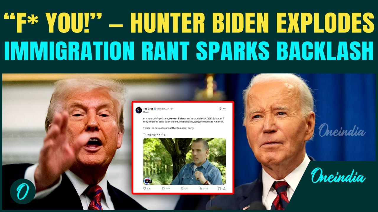 Hunter Biden’s “F* You” Rant Explodes | White House Blasts ‘Biden Crime Family’ Over Border Chaos