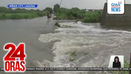 Ilog, umapaw dahil sa mga bumarang water lily; LGU at volunteers, inalis ang mga ito | 24 Oras