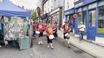 Band plays down Chepstow High Street