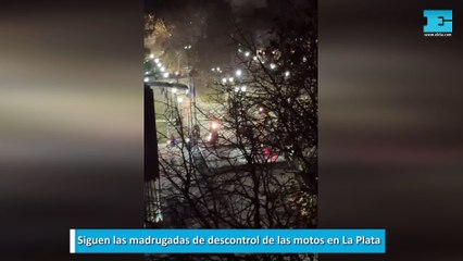 Siguen las madrugadas de descontrol de las motos en La Plata