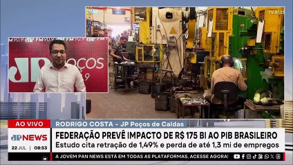 Fiemg prevê que tarifas dos EUA podem tirar R$ 175 bilhões do PIB do Brasil; Alan Ghani analisa