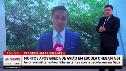 Mortos em queda de avião militar em escola de Bangladesh sobe para 31