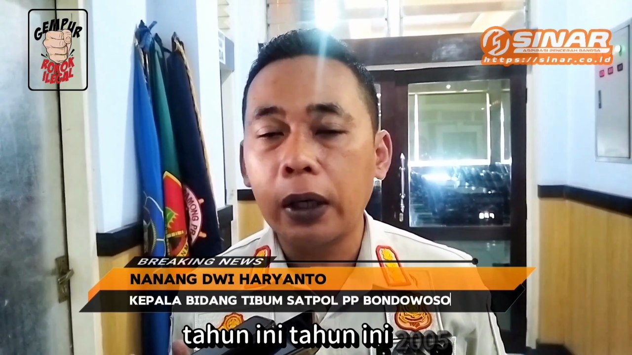 Berantas Rokok Ilegal di Bondowoso