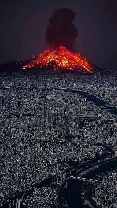 When the Volcano Erupts! 🌋🔥 Nature Unleashed