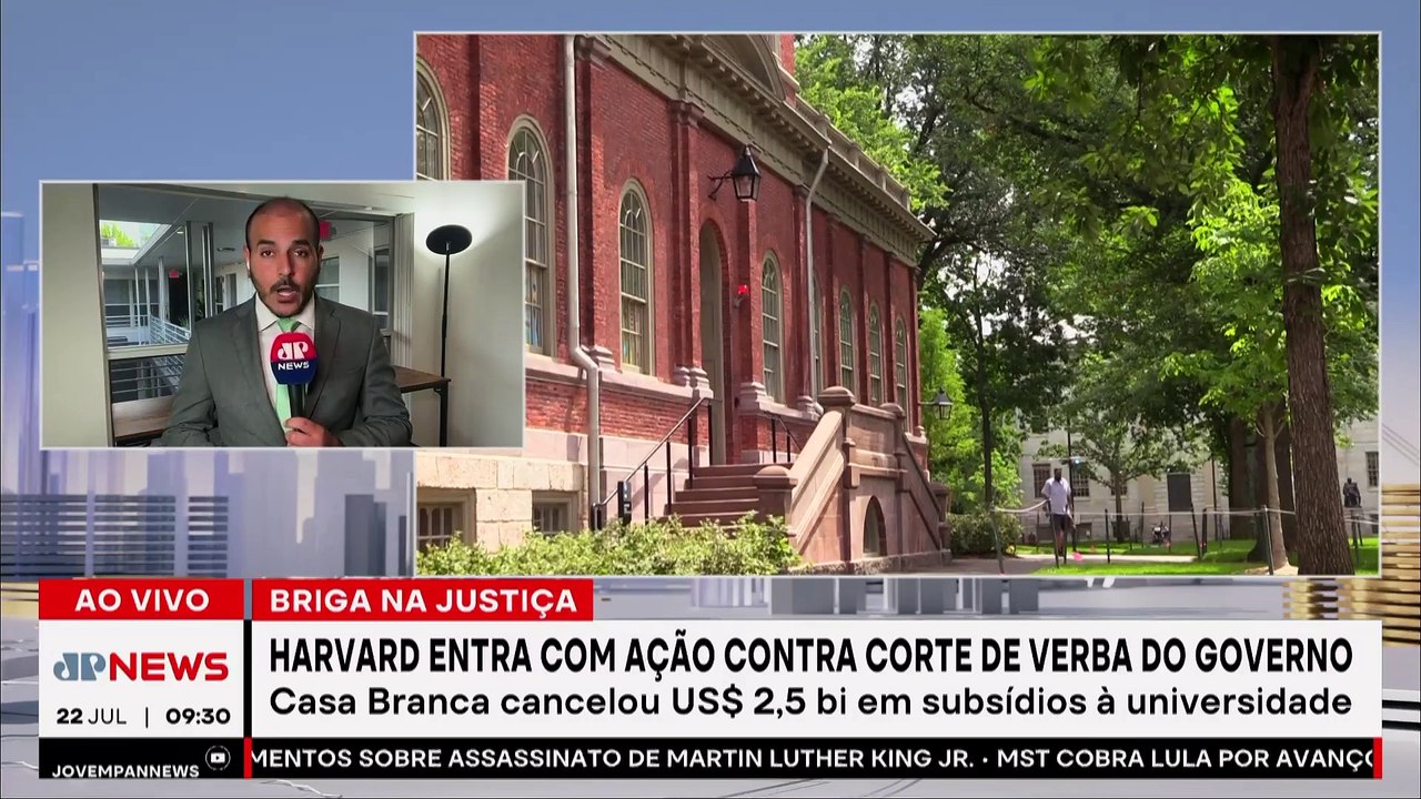 Harvard enfrenta Trump na Justiça para recuperar verbas