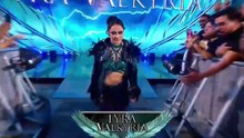 Becky Lynch and Lyra Valkira face offf - Made with Clipchamp