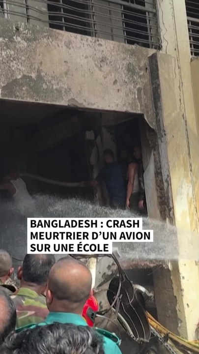 Bangladesh : crash meurtrier d'un avion sur une école