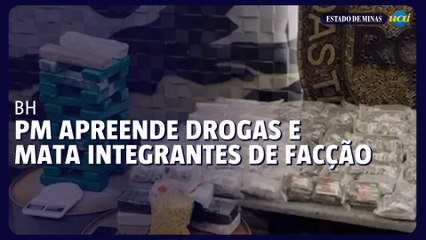 Operação da PM apreende drogas e mata integrantes de facção em BH