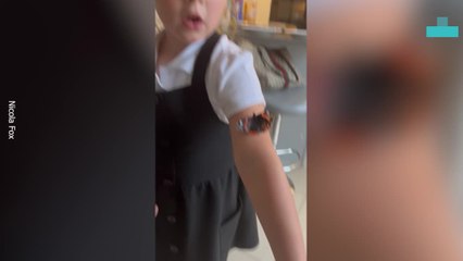 Hilarious Moment Girl Gets Frightened by Moth