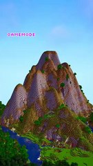 Minecraft Removing Mountain it takes 100 Hours