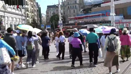 İstanbul'da sıcak hava tüm canlıları etkiliyor