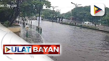 Ilang kalsada sa Maynila, nananatiling lubog sa baha
