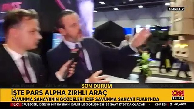 IDEF Savunma Sanayii Fuarı'ndaki milli savaş makineleri CNN TÜRK'te