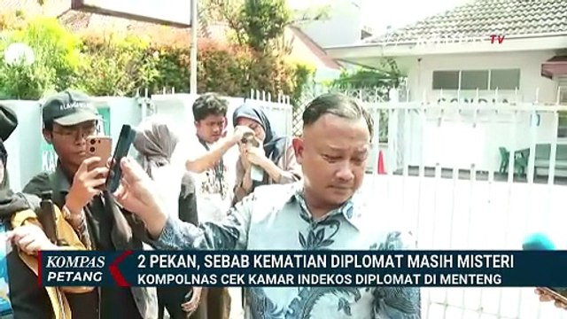 Kompolnas Cek Indekos Tempat Tewasnya Diplomat Kemlu Arya Daru |KOMPAS PETANG