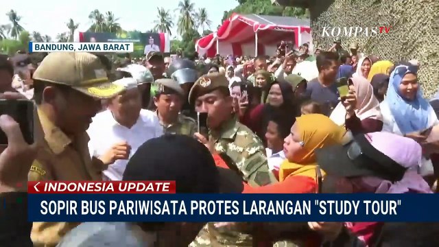 Sopir Bus Bandung Demo Tolak Larangan Study Tour di Gedung Sate, Ini Respons Dedi Mulyadi