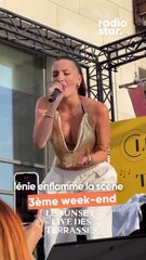 Lénie enflamme la scène des Sunset Live des Terrasses #lenie #sunsetlive #concert #live