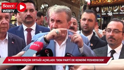 İktidarın küçük ortağı açıkladı: 'DEM Parti de kendini feshedecek'
