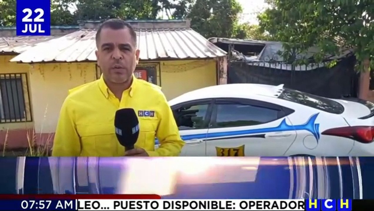 ¡Vamos mal! Motosicarios asesinan a taxista en Siguatepeque