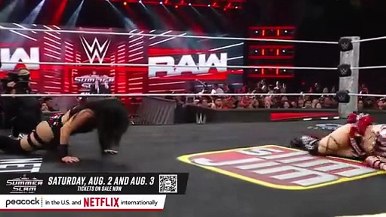 Naomi and Rhea Ripley interrupt IYO SKY vs. Stephanie Vaquer Raw highlights, July 21, 2025 - WWE