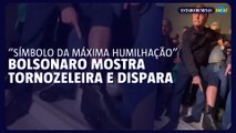 Bolsonaro mostra tornozeleira: 'símbolo da máxima humilhação'
