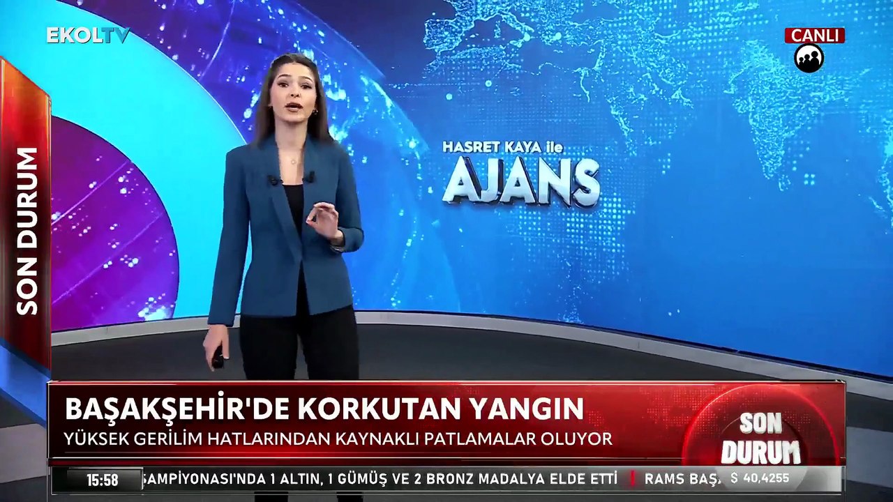 Başakşehir'de korkutan yangın!