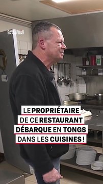 Cauchemar en cuisine : Philippe Etchebest hallucine en découvrant la tenu de travail d'un restaurateur.