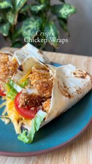 Crispy Chicken Wraps 🌯
