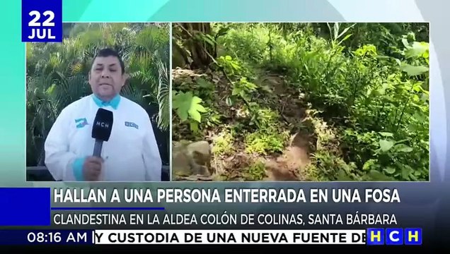 ¡Horror! Semienterrado hallan cadáver de una persona en Colinas, Santa Bárbara