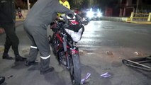 “Mamita, me duele todo”, alcanzó a decirle un motociclista luego de un accidente