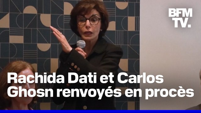 Renault-Nissan: Rachida Dati et Carlos Ghosn renvoyés en procès pour corruption et trafic d'influence