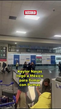 ¡YA ESTÁ AQUÍ! Keylor Navas ya llegó a CDMX para cerrar su fichaje con los Pumas.