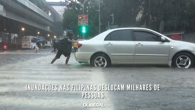 Inundações nas Filipinas deslocam milhares de pessoas