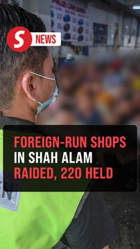 220 foreigners detained during check on 89 business premises in Shah Alam