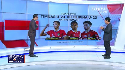 [FULL] Analisis Penguasaan Bola Hingga Umpan Sukses Pertandingan Timnas U-23 | SAPA MALAM