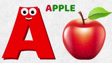 Phonics Song with TWO Words - A For Apple - ABC Alphabet Songs with Sounds for Children
