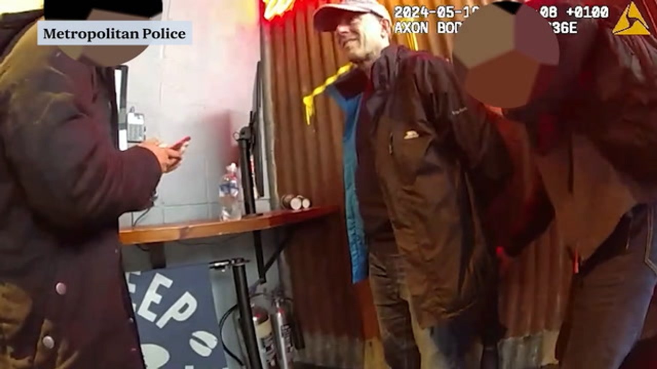 Police footage shows undercover operation leading to arrest of man convicted of trying to spy for Russia