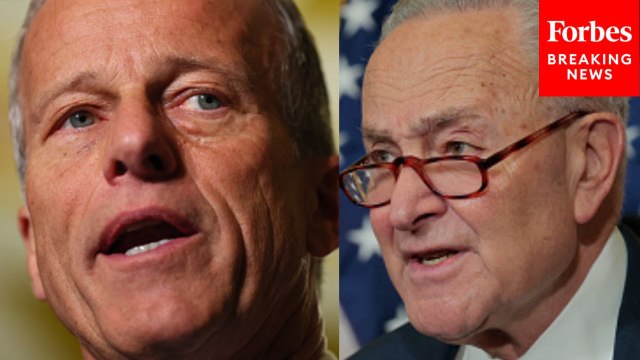 Chuck Schumer Slams John Thune For 'Talking Out Of Both Sides Of His Mouth' On Appropriations