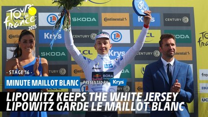 Krys White Jersey Minute - Stage 16 - Tour de France 2025