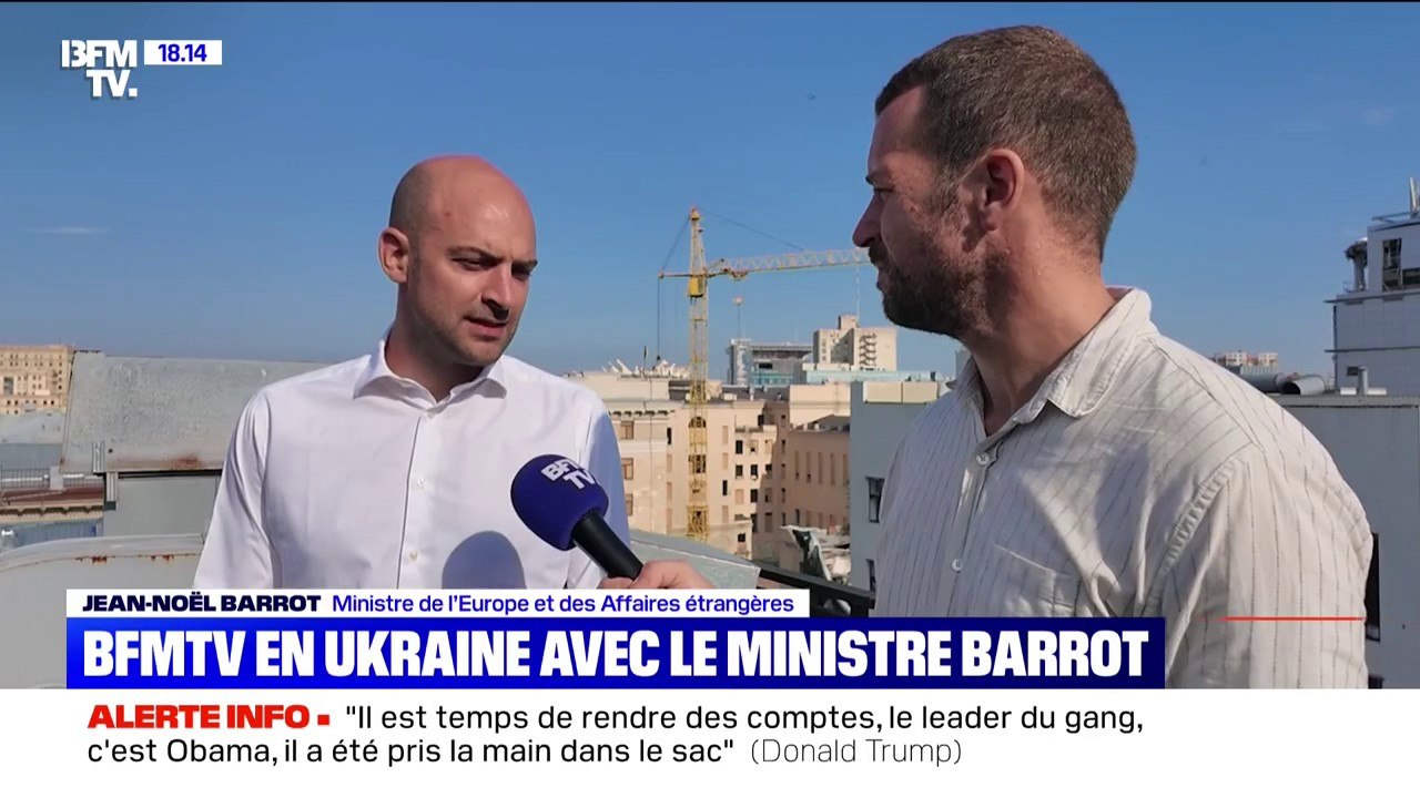 Guerre Ukraine, Russie: "Kharkiv est une ville symbole de la résistance et de la résilience ukrainienne", affirme Jean-Noël Barrot