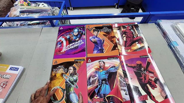 Unboxing & Review of Marvel Classmate Notebook Set 🦸‍♂️ | Best Superhero Notebooks for Students!