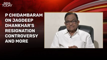 Relationship between Jagdeep Dhankhar, government had broken down: P Chidambaram