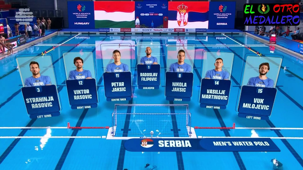 05 Serbia - Hungría Semifinal Mundial masculino absoluto Singapur 2025