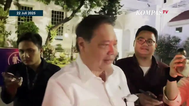 Menko Airlangga Rapat dengan Presiden, Ungkap Strategi Pemerintah Hadapi Tarif Impor Trump