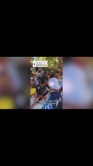 Shocking video shows Tour security guard violently attacking pro-Palestine protester during final sprint