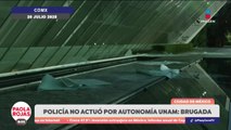 Policía no actuó por autonomía de la UNAM: Brugada sobre vandalismo en CU