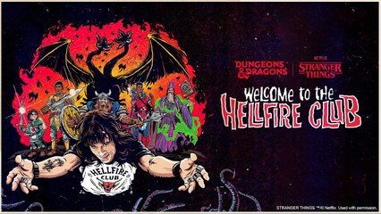 Stranger Things Welcome to the Hellfire Club -  Dungeons & Dragons