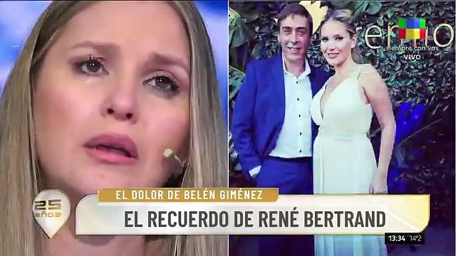 El desgarrador testimonio de Belén Giménez, la viuda de René Bertrand: el llanto de todos en Intrusos 2