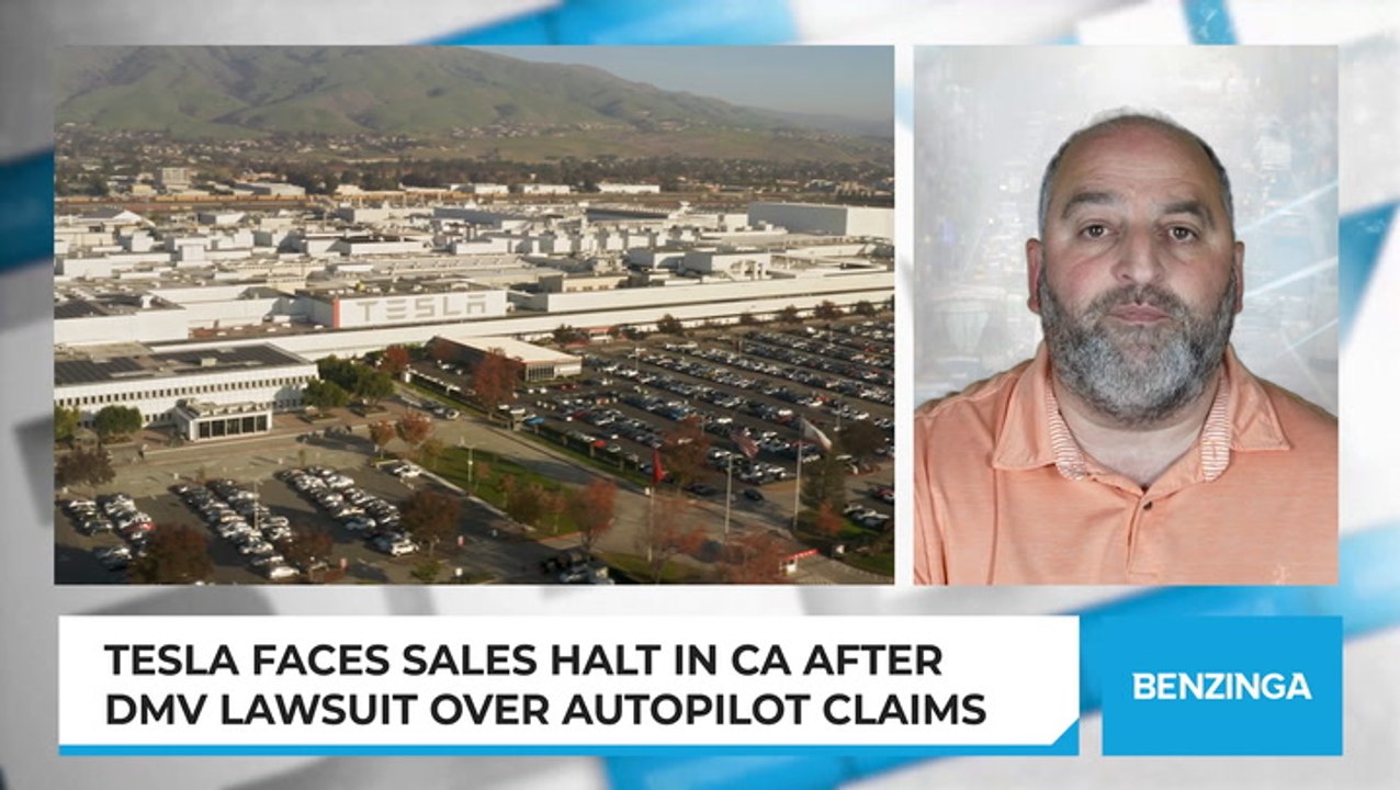 Tesla Faces Sales Halt In CA After DMV Lawsuit Over Autopilot Claims