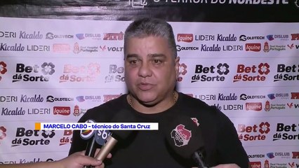 Marcelo Cabo inicia mea culpa após queda acentuada do Santa Cruz na Série D: pressão aumenta para partida contra o 13